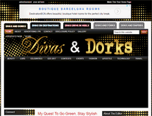 Tablet Screenshot of divasanddorks.com